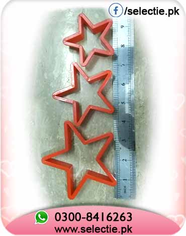 Baking Cookie Cutters Stars Biscuits Fondant Sugarpaste Set Medium Large 5 Edges Lahore Selectie Bakes