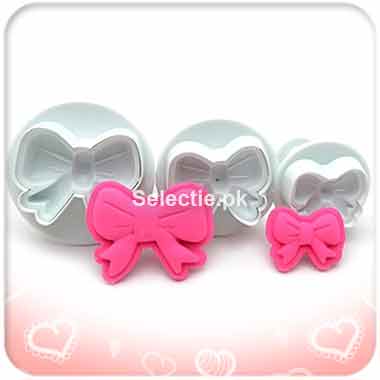 Ribbon Bow Tie Fondant Best Online Store Pakistan Plunger Cutter