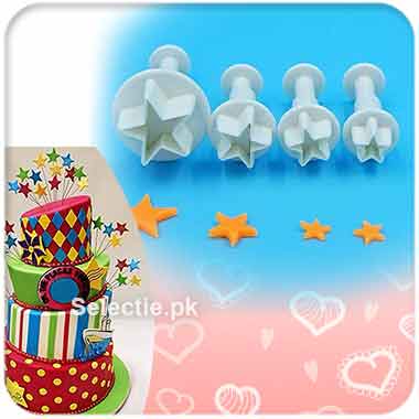 Star Fondant Cake Decor Scafa Cothm Pastry Art Chef Choice Plunger Cutter