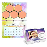 Picture Printed Customized Calendar. Send Gift to Pakistan