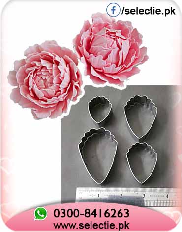 Peony Flower Steel Cookie Cutters