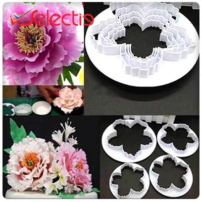 Peony Large Wedding Flower Cake Cookie Cutter