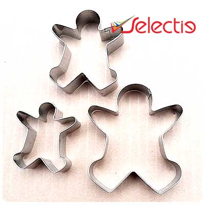 Ginger Bread Man Teady Bear Kids Biscuit Cookie Cutter