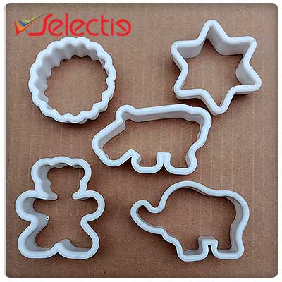 Elephant Rhino Teady Bear Star Circle Zoo Animals Cookie Cutter