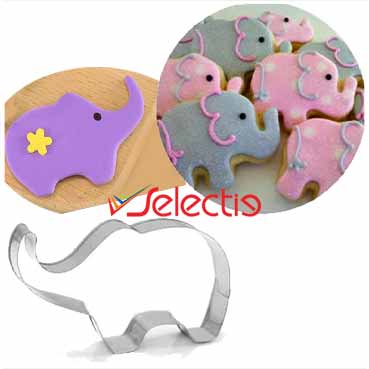 Elephant Newborn Baby Announcement Cookie Cutter