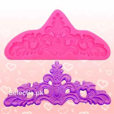 Large Crown Fondant Silicone Molds