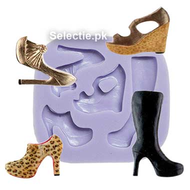 High Heel Shoes Boots Ladies Soft Flexible Silicone Molds