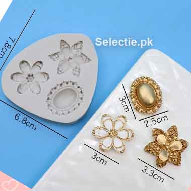 Jewellry Pearls Mehndi Dholki Wedding Cake Silicone Molds