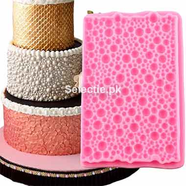 Pearl Bubble Wedding Cake Border Decorating Tool Silicone Molds