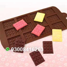 Bar Chocolate 12 Mini Silicone Molds