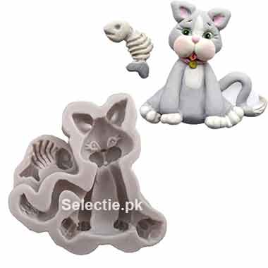 Cute Cat Fish Pet Animal Silicone Molds