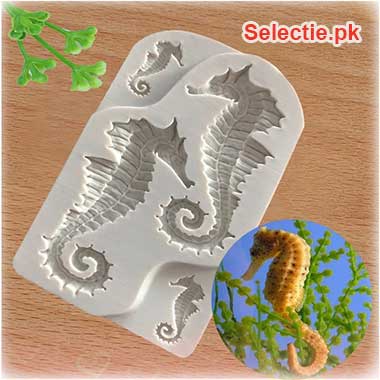 Adult Baby Seahorse Silicone Fondant Molds