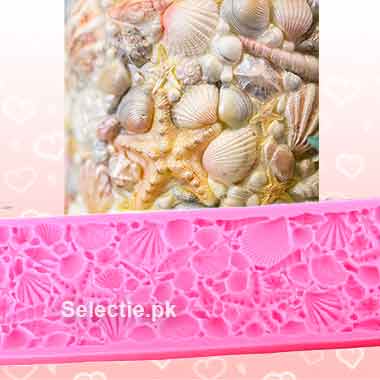 Sea Shell Theme Extra Large Jumbo Silicone Molds